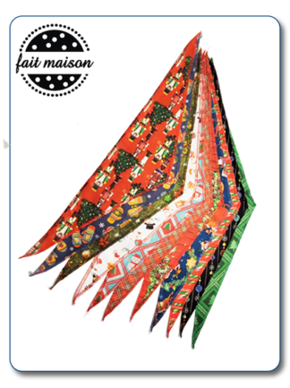 Foulards Variés de Noël
